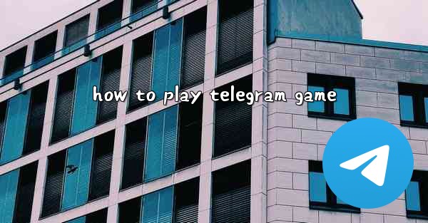how to play telegram game