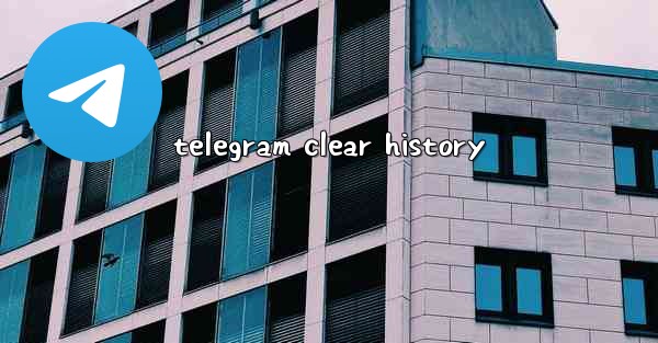 telegram clear history