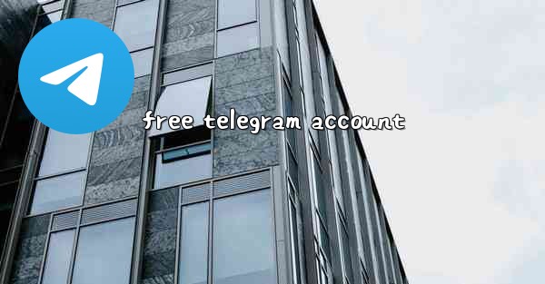 free telegram account