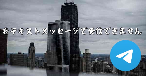 紙飛行機の認証コードをテキストメッセージで受信できません