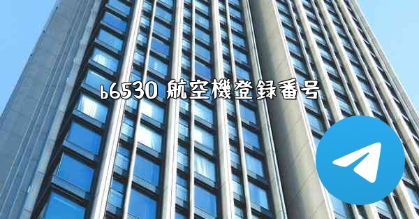 b6530 航空機登録番号