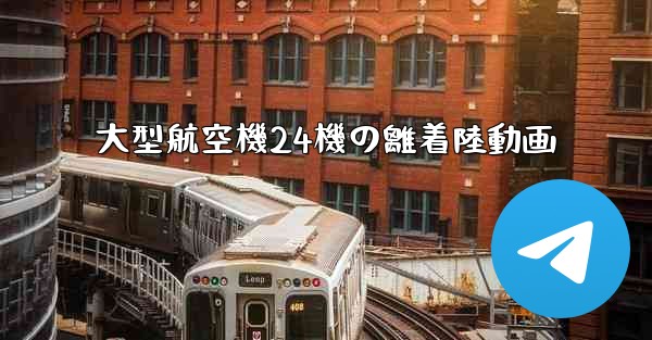 大型航空機24機の離着陸動画