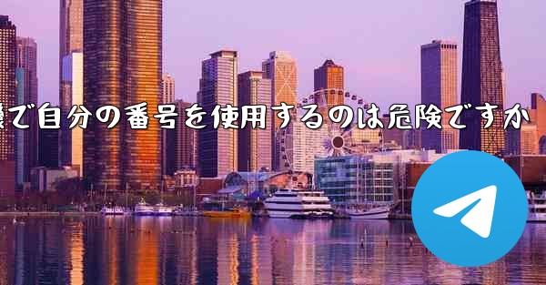 紙飛行機で自分の番号を使用するのは危険ですか
