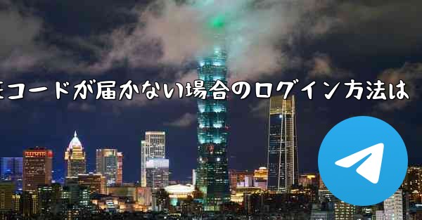 紙飛行機の国内番号で認証コードが届かない場合のログイン方法は