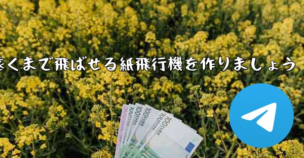 正方形の紙を使って一番遠くまで飛ばせる紙飛行機を作りましょう