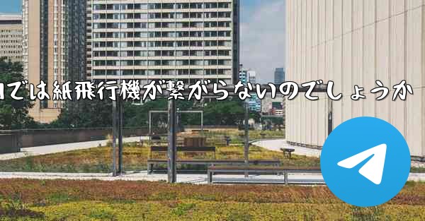 なぜ国内では紙飛行機が繋がらないのでしょうか