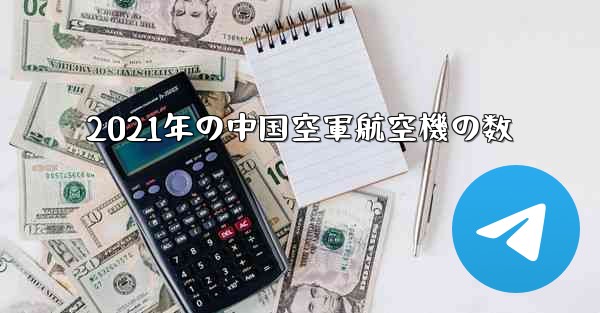 2021年の中国空軍航空機の数