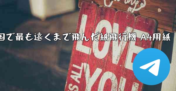 <b>中国で最も遠くまで飛んだ紙飛行機 A4用紙</b>