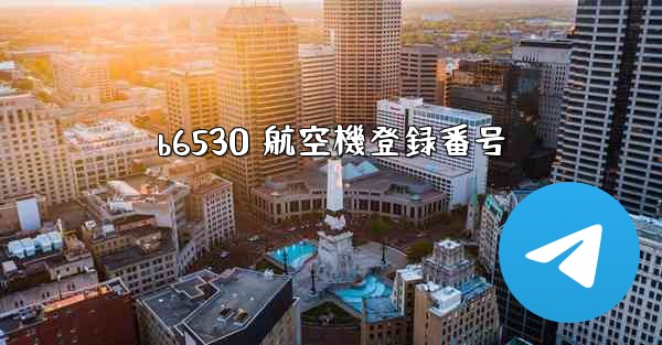 b6530 航空機登録番号