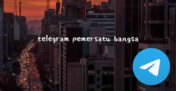 telegram pemersatu bangsa