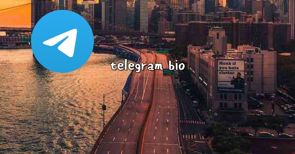 telegram bio