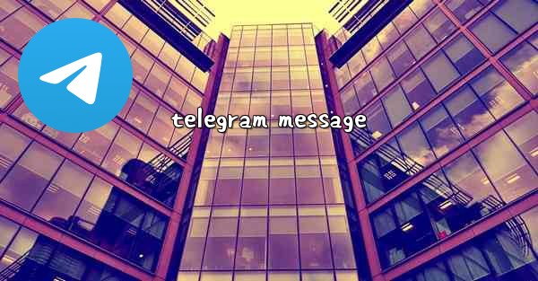telegram message