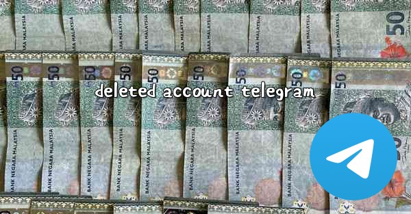 deleted account telegram