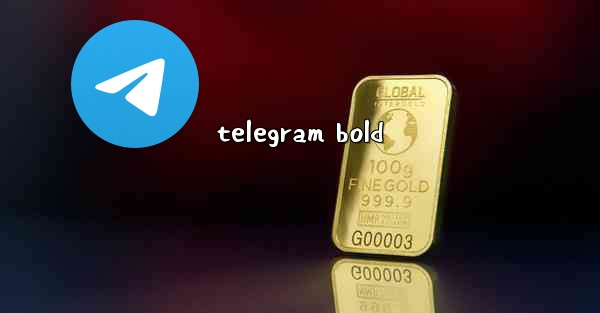 telegram bold