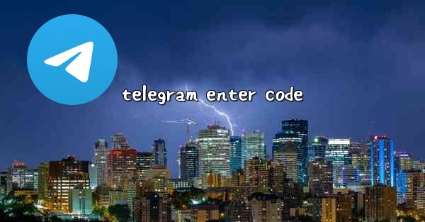 telegram enter code