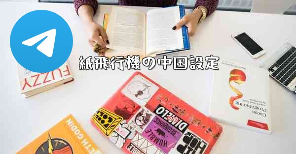 紙飛行機の中国設定
