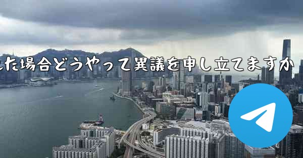 紙飛行機が禁止された場合どうやって異議を申し立てますか