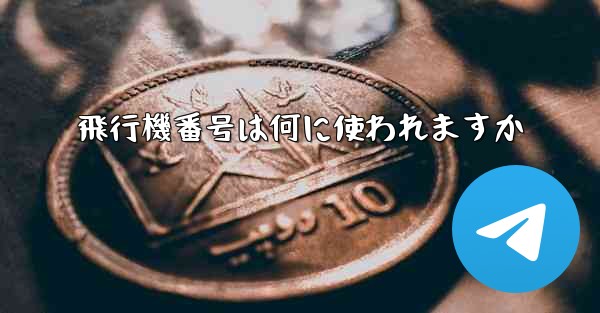飛行機番号は何に使われますか