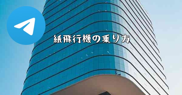 紙飛行機の乗り方