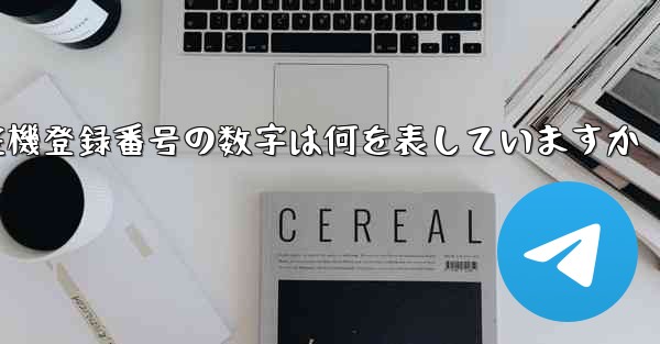 航空機登録番号の数字は何を表していますか