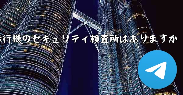 紙飛行機のセキュリティ検査所はありますか