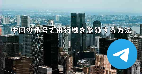 中国の番号で飛行機を登録する方法