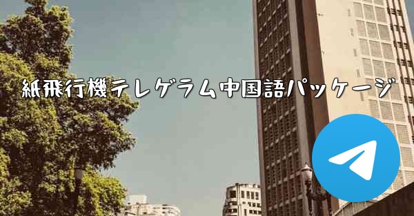 <b>紙飛行機テレゲラム中国語パッケージ</b>