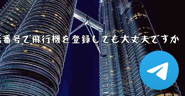 中国の携帯電話番号で飛行機を登録しても大丈夫ですか