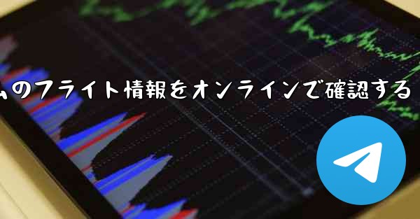 リアルタイムのフライト情報をオンラインで確認する