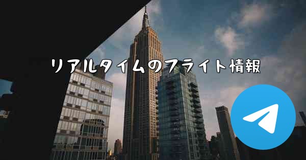 リアルタイムのフライト情報