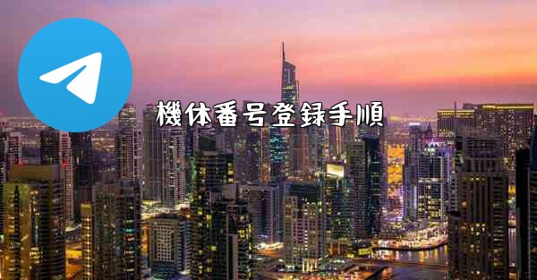 機体番号登録手順