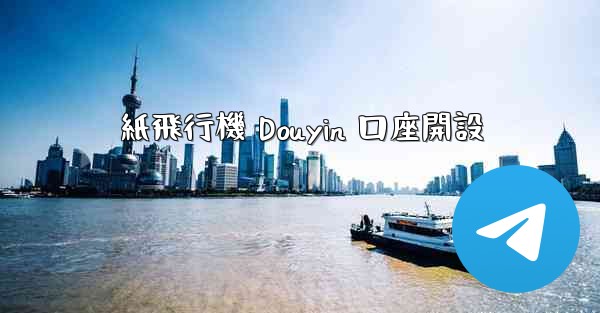 紙飛行機 Douyin 口座開設