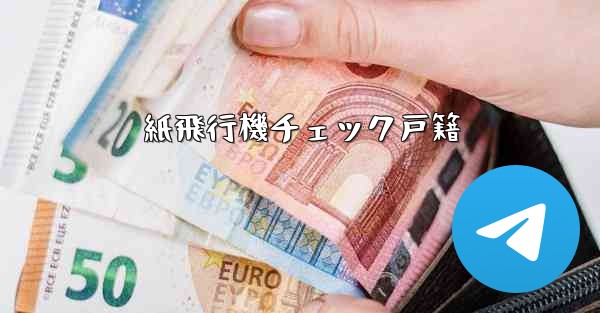 紙飛行機チェック戸籍