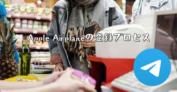<b>Apple Airplaneの登録プロセス</b>