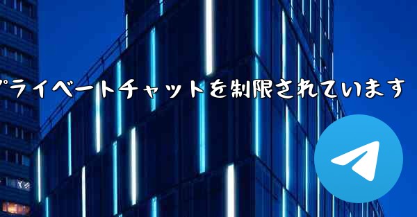紙飛行機はアクティブなプライベートチャットを制限されています