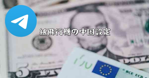 紙飛行機の中国設定