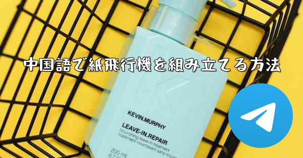 中国語で紙飛行機を組み立てる方法