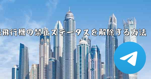 紙飛行機の禁止ステータスを解除する方法