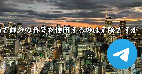 紙飛行機で自分の番号を使用するのは危険ですか