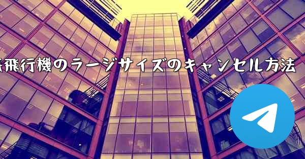 <b>紙飛行機のラージサイズのキャンセル方法</b>