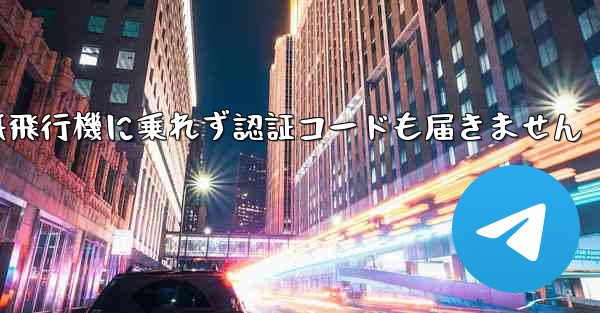 紙飛行機に乗れず認証コードも届きません
