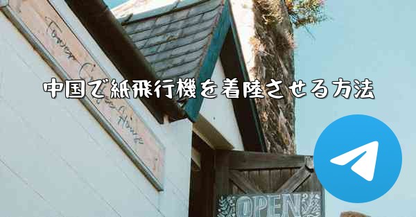 中国で紙飛行機を着陸させる方法