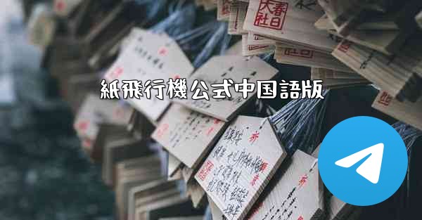 <b>紙飛行機公式中国語版</b>