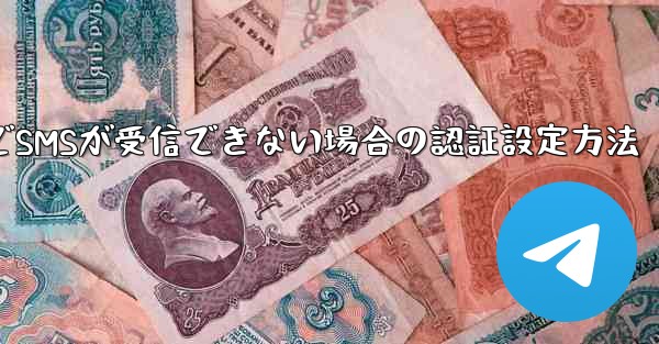 紙飛行機でSMSが受信できない場合の認証設定方法
