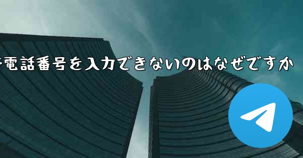 <b>Paper Plane の携帯電話番号を入力できないのはなぜですか</b>