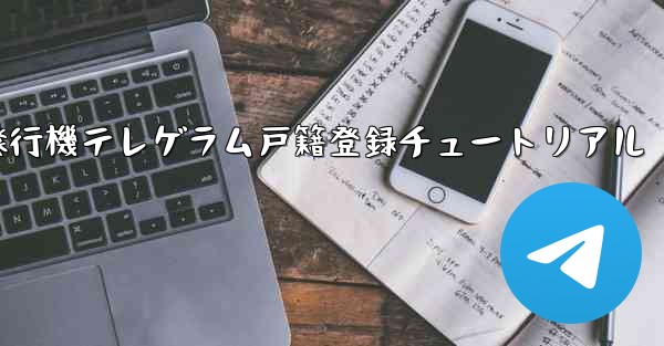 紙飛行機テレゲラム戸籍登録チュートリアル