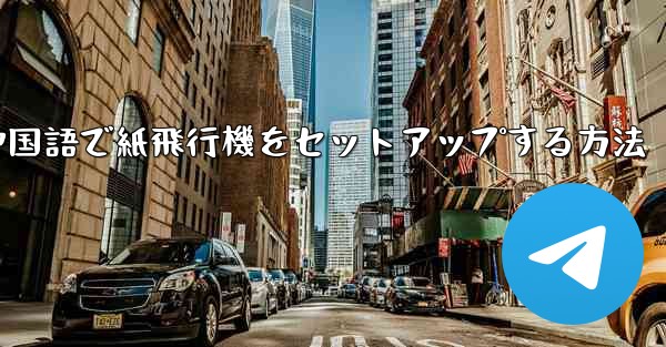 簡体字中国語で紙飛行機をセットアップする方法
