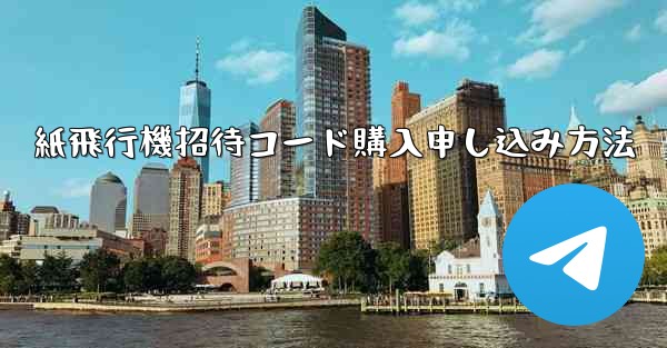 紙飛行機招待コード購入申し込み方法