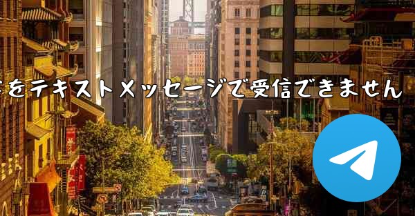 紙飛行機の認証コードをテキストメッセージで受信できません