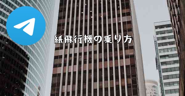 紙飛行機の乗り方